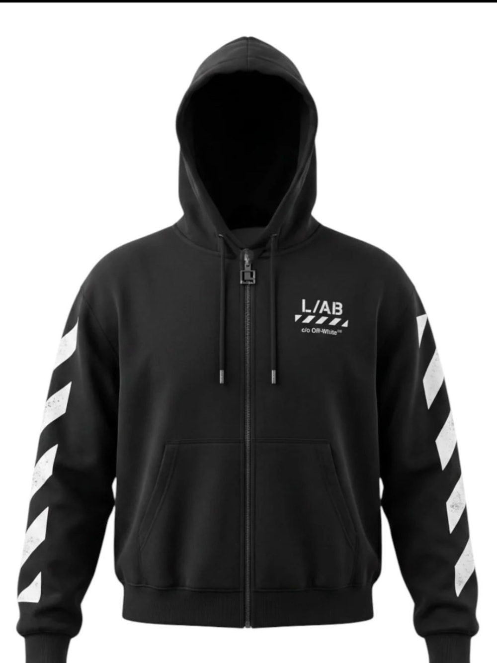 Off White Full Zip Diag Hoodie NWT🔥🔥